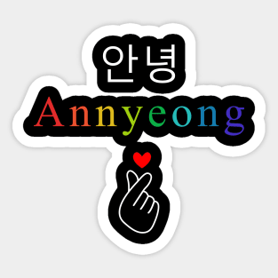 Annyeong Sticker